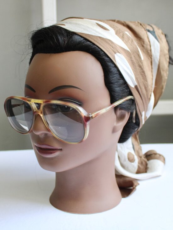 Tahoe 4 Vintage 70s 80s Tortoise Aviator Eyeglasses Frames 54-20 Unisex main image 8